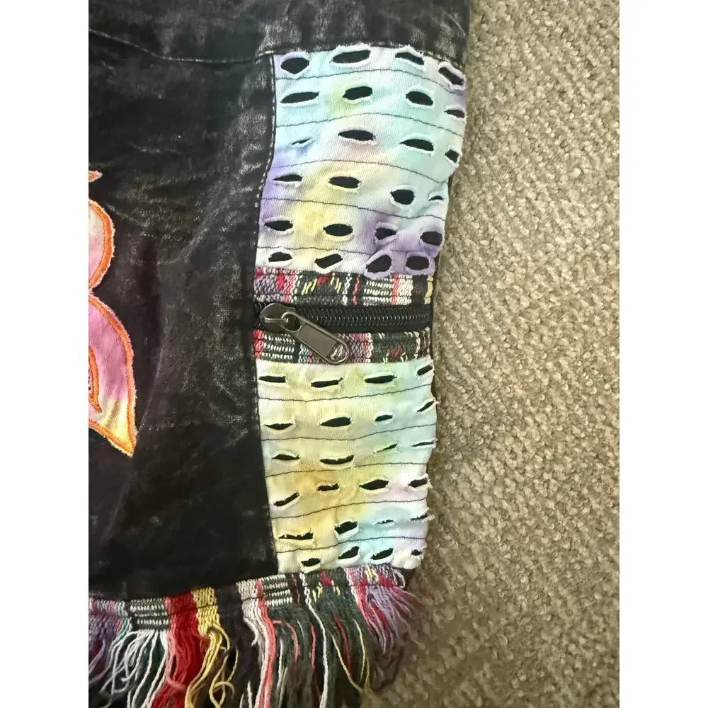 Owl hippie tie dye crossbody purse